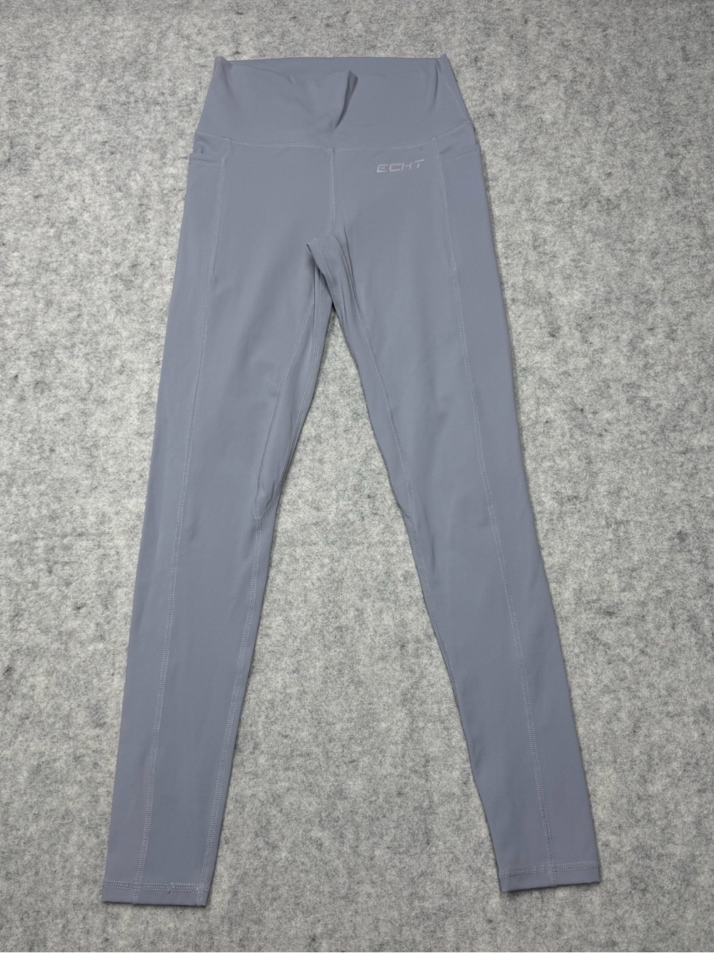 ECHT Women's High-Waist Performance Leggings Size Medium Dusty Blue
